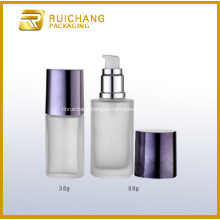 Cosmetic Glass Bottle with Lotion Pump